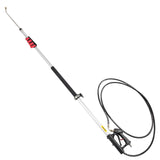 VEVOR Telescoping Pressure Washer Wand, 20 ft 5-Section Length Adjustable, Max. 4000 PSI Fit for 3/8'' Quick Connection, 5 Spray Nozzles, Belt, for Roof, Fence, Gutter, Silver - Extra Image