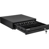 VEVOR Cash Register Drawer, 16" 12 V, for POS System with 5 Bill 6 Coin Cash Tray, Removable Coin Compartment & 2 Keys Included, RJ11/RJ12 Cable for
