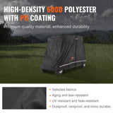 VEVOR 4 Passenger Golf Cart Cover, 600D Polyester Full Cover, Universal Fits for Most Brand Club Car Covers, Waterproof, Sunproof, and Dustproof
