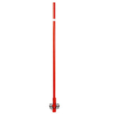 Prylever Bar 3T Capacity Steel Pry Lever Bar Heavy Duty with Wheels Prylever with 1.5 m Length Handle