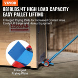 VEVOR Pallet Buster, 152.4 cm Handle, 4 ton Weight Capacity, Q235 Carbon Steel, Heavy Duty Deck Wrecker Demolition Wood Pallet Tool Breaker Pry Bar Puller for Efficient and Effortless Board Removal