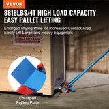 VEVOR Pallet Buster, 152.4 cm Handle, 4 ton Weight Capacity, Q235 Carbon Steel, Heavy Duty Deck Wrecker Demolition Wood Pallet Tool Breaker Pry Bar Puller for Efficient and Effortless Board Removal - Front View