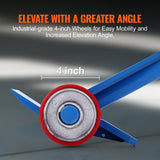 VEVOR Pallet Buster, 152.4 cm Handle, 4 ton Weight Capacity, Q235 Carbon Steel, Heavy Duty Deck Wrecker Demolition Wood Pallet Tool Breaker Pry Bar Puller for Efficient and Effortless Board Removal - Side View