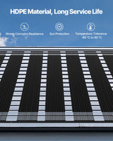 VEVOR Solar Pool Heater 1235 x 3100mm Aboveground & Inground Pool Heating System - Front View
