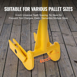 VEVOR Pallet Buster, 104 cm Handle, 907 kg Weight Capacity, Q235 Carbon Steel, Heavy Duty Deck Wrecker Demolition Wood Pallet Tool Breaker Pry Bar