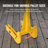 VEVOR Pallet Buster, 104 cm Handle, 907 kg Weight Capacity, Q235 Carbon Steel, Heavy Duty Deck Wrecker Demolition Wood Pallet Tool Breaker Pry Bar Puller for Efficient and Effortless Board Removal - Side View