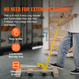 VEVOR Pallet Buster, 104 cm Handle, 907 kg Weight Capacity, Q235 Carbon Steel, Heavy Duty Deck Wrecker Demolition Wood Pallet Tool Breaker Pry Bar Puller for Efficient and Effortless Board Removal - Rear View