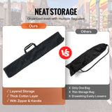 VEVOR Open Flags for Business Advertising Feather Flag Kit Open Look Welcome - 45-Degree Angle