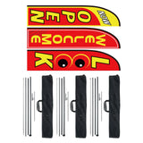 VEVOR Open Flags for Business Advertising Feather Flag Kit Open Look Welcome - Extra Image