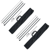 VEVOR Feather Flag Pole Kit 2 Packs Swooper Flag Pole 16.3 ft with Ground Stakes - Extra Image