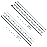 VEVOR Feather Flag Pole Kit 2 Packs Swooper Flag Pole 16.3 ft with Ground Stakes