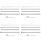 VEVOR Feather Flag Pole Kit 4 Packs Swooper Flag Pole 16.3 ft with Ground Stakes