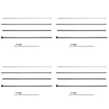 VEVOR Feather Flag Pole Kit 4 Packs Swooper Flag Pole 16.3 ft with Ground Stakes