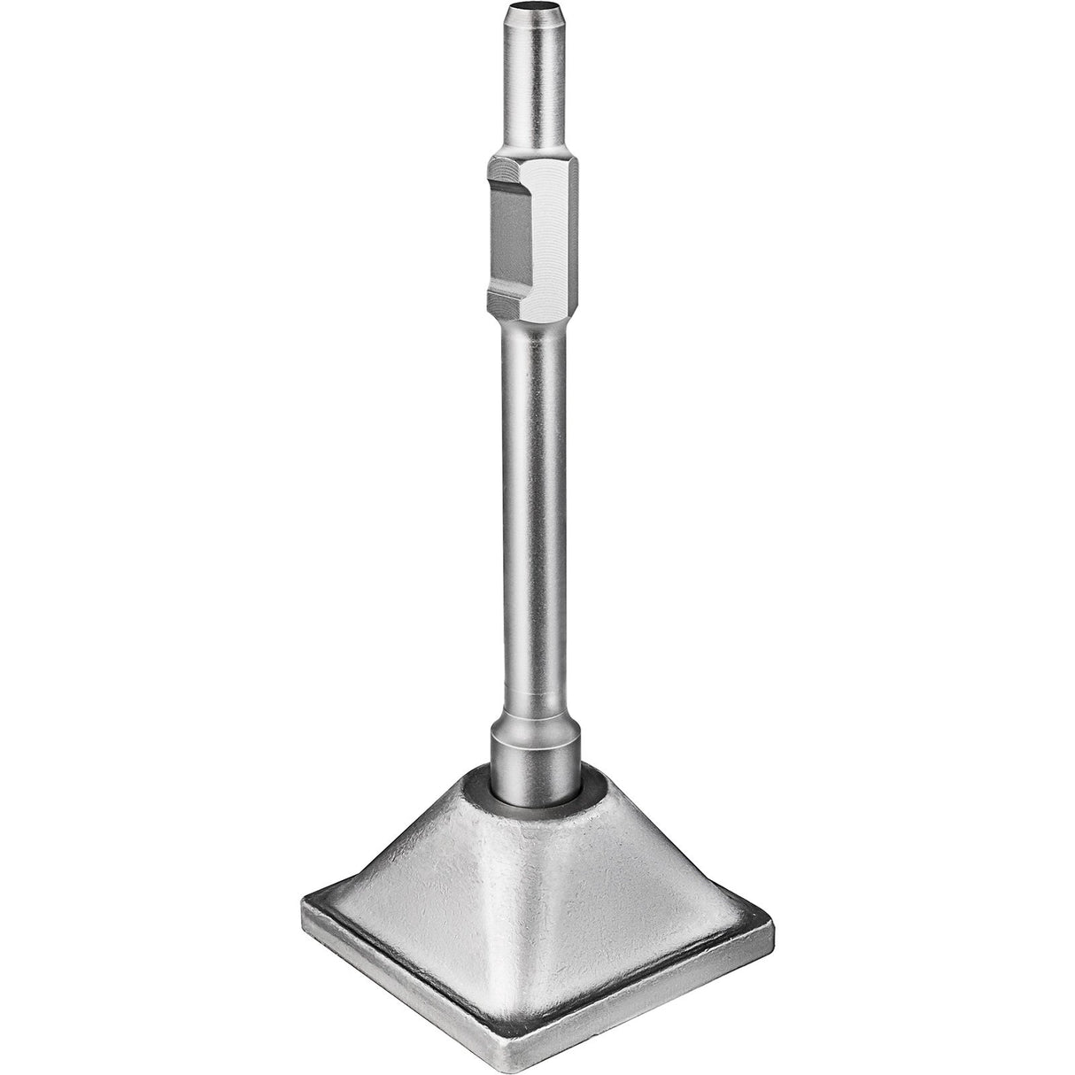 VEVOR Jack Hammer 1-1/8 Tamper Shank, Dirt Tamper 6x6 Compactor Plate with Electric Chisel Dirt Compactor, Demolition Jackhammer Bits Solid Compactor