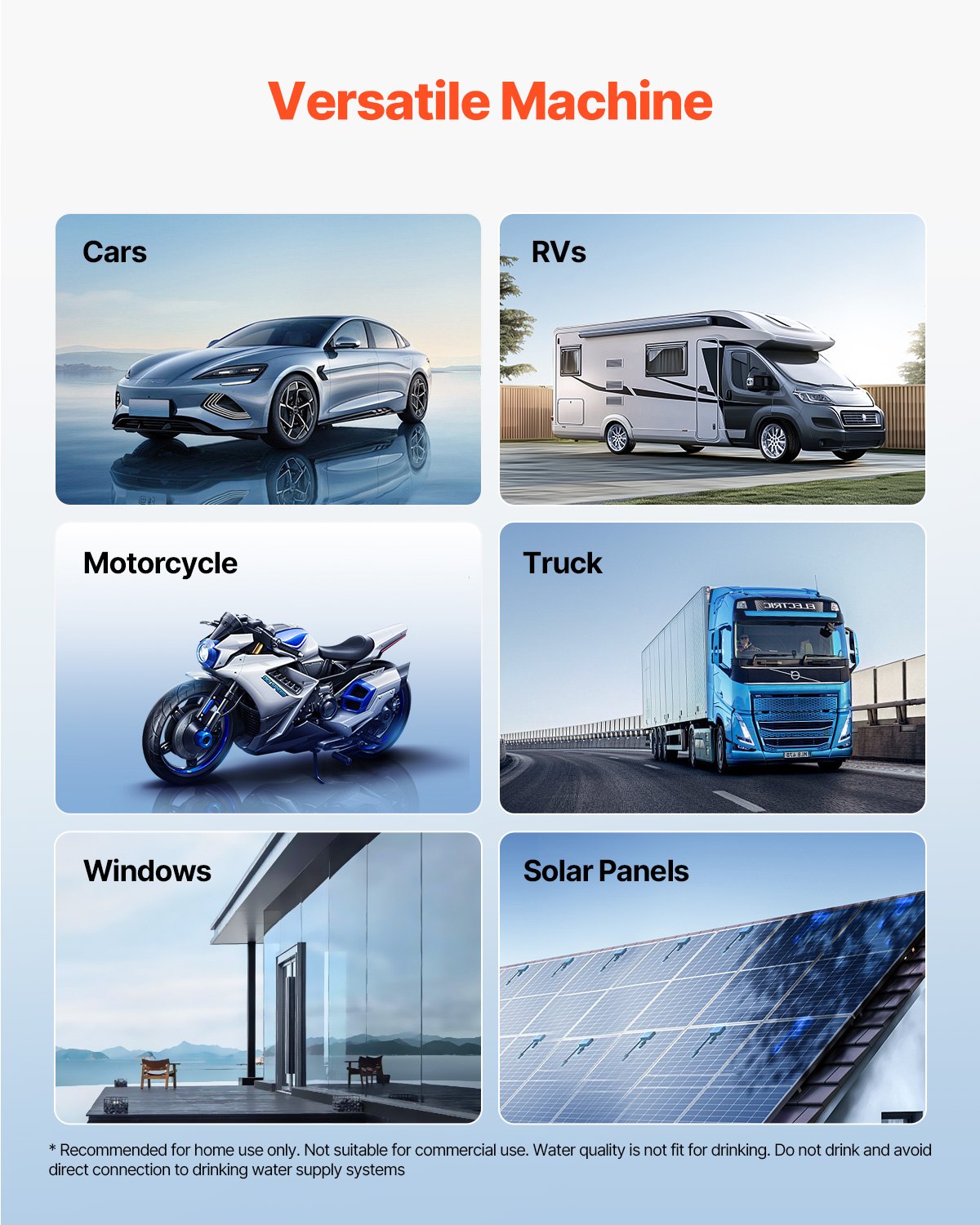 VEVOR Spotless Deionized Water System Car Wash System with Handheld TDS Meter