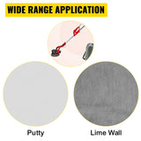 VEVOR Drywall Sander 750W Electric, Electric Sander Variable Speed 800-1750RPM, Drywall Sander Foldable Sheetrock Sander, with Telescope Handle ,Vacuum Bag Drywall Sanders 6 Sand Pads - Close-Up Angle