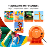 VEVOR Inflatable Bounce House Blower 1 & 1.2 HP 900W Commercial Air Pump Fan - 45-Degree Angle