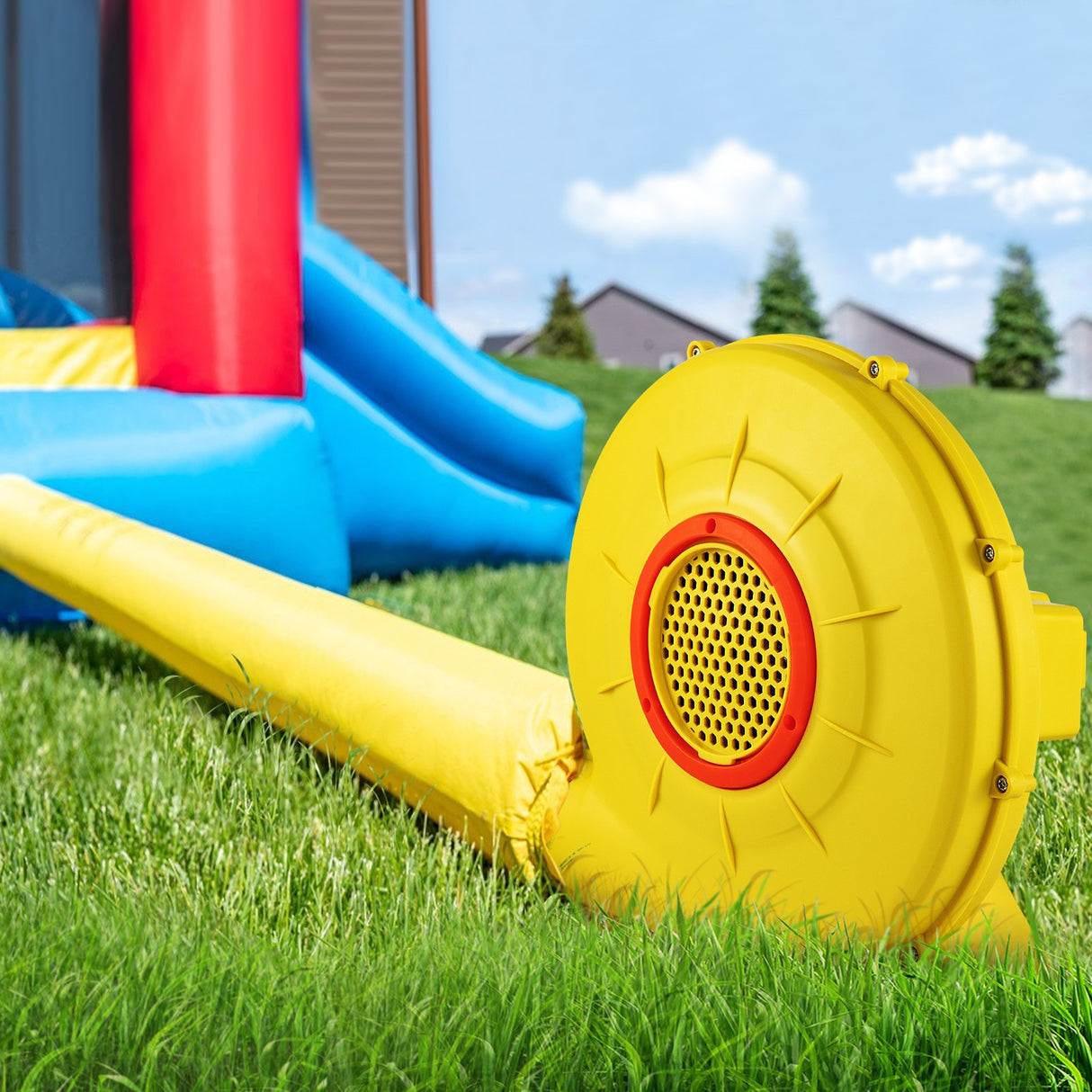 VEVOR Air Blower Pump Fan Bounce House Blower 450W 0.6HP for Inflatable Bouncy