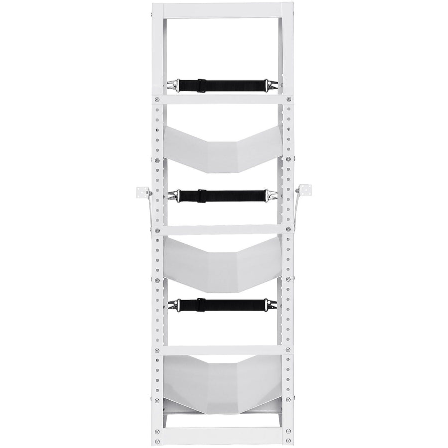 Refrigerant Tank Rack, with 3 x 30-50lb Bottle Tanks, Cylinder Tank Rack 372 × 355 × 1170mm, Refrigerant Cylinder Rack Gas Cylinder Racks and Holders for Freon, Gases, Oxygen, Nitrogen