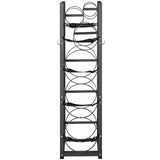VEVOR Refrigerant Tank Rack, with 3 x 30lbs and Other 3 Small Bottle Tanks, Cylinder Tank Rack 12.79x12.99x47.12 in, Refrigerant Cylinder Rack and