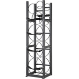 VEVOR Refrigerant Tank Rack, with 3 x 30lbs and Other 3 Small Bottle Tanks, Cylinder Tank Rack 12.79x12.99x47.12 in, Refrigerant Cylinder Rack and Holders for Freon, Gases, Oxygen, Nitrogen - Extra Image