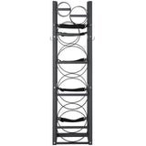 VEVOR Refrigerant Tank Rack, with 3 x 30lbs and Other 3 Small Bottle Tanks, Cylinder Tank Rack 12.79x12.99x47.12 in, Refrigerant Cylinder Rack and