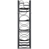 VEVOR Refrigerant Tank Rack, with 3 x 30lbs and Other 3 Small Bottle Tanks, Cylinder Tank Rack 12.79x12.99x47.12 in, Refrigerant Cylinder Rack and Holders for Freon, Gases, Oxygen, Nitrogen - Extra Image