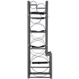 VEVOR Refrigerant Tank Rack, with 1 x 50lb, 2 x 30lb and Other 3 Small Bottle Tanks, Cylinder Tank Rack 15.55x12.99x49.8 in, Refrigerant Cylinder Rack and Holders for Freon, Gases, Oxygen, Nitrogen