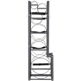 VEVOR Refrigerant Tank Rack, with 1 x 50lb, 2 x 30lb and Other 3 Small Bottle Tanks, Cylinder Tank Rack 15.55x12.99x49.8 in, Refrigerant Cylinder Rack and Holders for Freon, Gases, Oxygen, Nitrogen - Extra Image