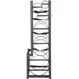 VEVOR Refrigerant Tank Rack, with 1 x 50lb, 2 x 30lb and Other 3 Small Bottle Tanks, Cylinder Tank Rack 15.55x12.99x49.8 in, Refrigerant Cylinder Rack and Holders for Freon, Gases, Oxygen, Nitrogen - Extra Image