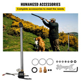 VEVOR High Pressure Hand Pump 3 Stage up to 4500 psi PCP Pump Safe and Convenient Airgun PCP Pump High Pressure Hand Pump for High Pressure Tires and Pre-Charged Pneumatic Airguns - Rear View