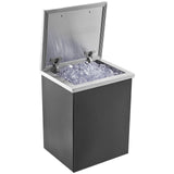 VEVOR Drop in Ice Chest, 14"L x 12"W x 18"H Stainless Steel Ice Cooler, Commercial Ice Bin with Hinged Cover, 40 qt Outdoor Kitchen Ice Bar, Drain-pipe and Drain Plug Included, for Cold Wine Beer