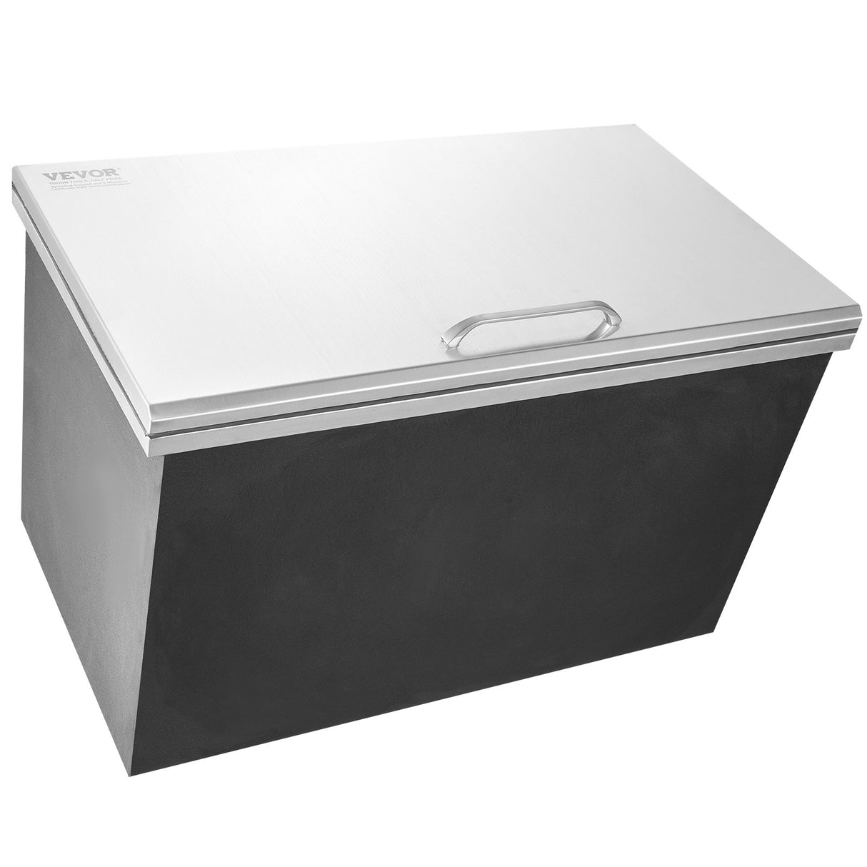 VEVOR Drop in Ice Chest, 24"L x 20"W x 15"H Stainless Steel Ice Cooler, Commercial Ice Bin with Hinged Cover, 40 qt Outdoor Kitchen Ice Bar, Drain-