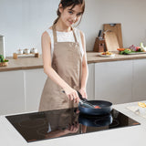 VEVOR Built-in Electric Cooktop Radiant Ceramic Cooktop 4 Burners 30.3x20.5 inch - Close-Up Angle
