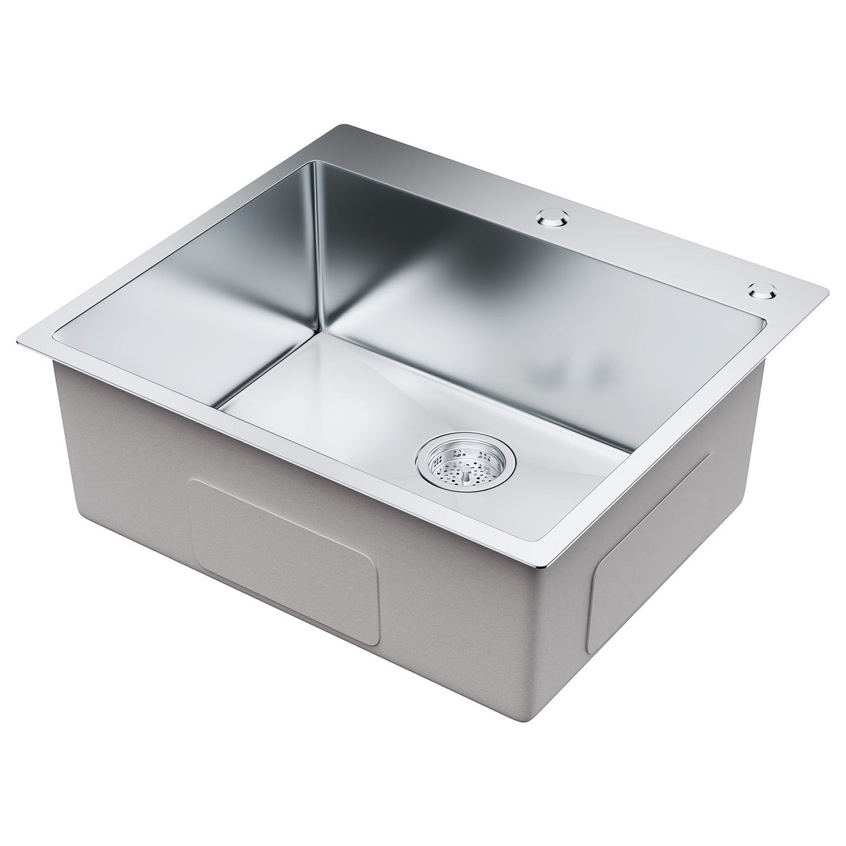 VEVOR Kitchen Sink, 304 Stainless Steel Drop-In Sinks, Top Mount Single Bowl Basin with Accessories(Pack of 2), Household Dishwasher Sinks for Workstation, RV, Prep Kitchen, and Bar Sink, 25 inch