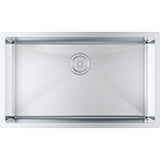 VEVOR Kitchen Sink, 304 Stainless Steel Drop-In Sinks, Undermount Single Bowl Basin with Accessories(Pack of 3), Household Dishwasher Sinks for Workstation, RV, Prep Kitchen, and Bar Sink, 30 inch