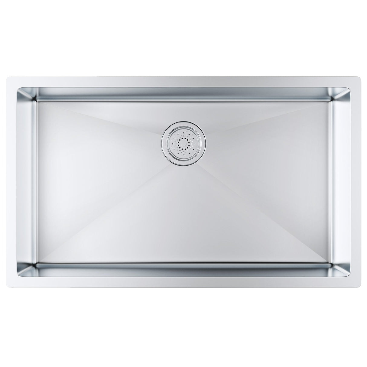 VEVOR Kitchen Sink, 304 Stainless Steel Drop-In Sinks, Undermount Single Bowl Basin with Accessories(Pack of 3), Household Dishwasher Sinks for