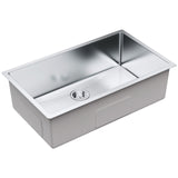 VEVOR Kitchen Sink, 304 Stainless Steel Drop-In Sinks, Undermount Single Bowl Basin with Accessories(Pack of 3), Household Dishwasher Sinks for Workstation, RV, Prep Kitchen, and Bar Sink, 32 inch - Extra Image