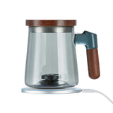 VEVOR Hydrogen Water Cup, 400 ml / 14.1 oz Hydrogen Generator, SPE Technology Portable Hydrogen Water Ionizer Machine with Wireless Charging Base,
