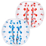 VEVOR Inflatable Bumper Balls 2-Pack, 4FT/1.2M Body Sumo Zorb Balls for Teen & Adult, 0.8mm Thick PVC Human Hamster Bubble Balls for Outdoor Team Gaming Play, Bumper Bopper Toys for Garden, Yard, Park