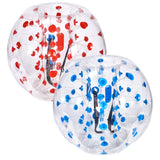 VEVOR Inflatable Bumper Balls 2-Pack, 4FT/1.2M Body Sumo Zorb Balls for Teen & Adult, 0.8mm Thick PVC Human Hamster Bubble Balls for Outdoor Team Gaming Play, Bumper Bopper Toys for Garden, Yard, Park - Extra Image
