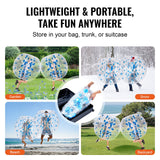 VEVOR Inflatable Bumper Ball 1-Pack, 4FT/1.2M Body Sumo Zorb Balls for Teen & Adult, 0.8mm Thick PVC Human Hamster Bubble Balls for Outdoor Team