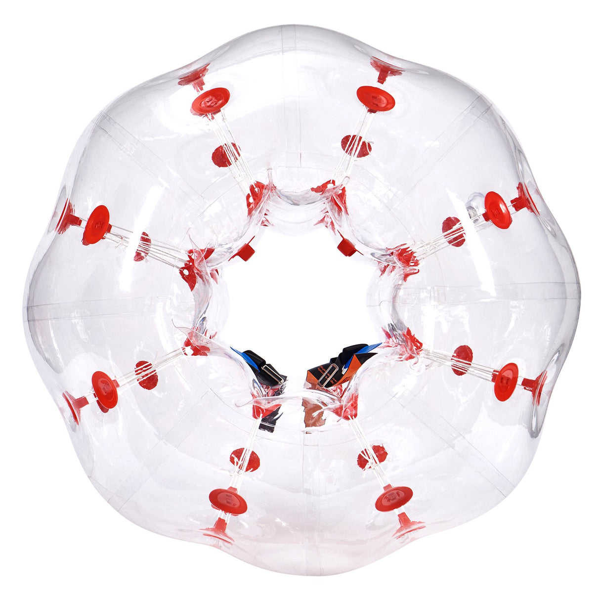 VEVOR Inflatable Bumper Ball 1-Pack, 4FT/1.2M Body Sumo Zorb Balls for Teen & Adult, 0.8mm Thick PVC Human Hamster Bubble Balls for Outdoor Team