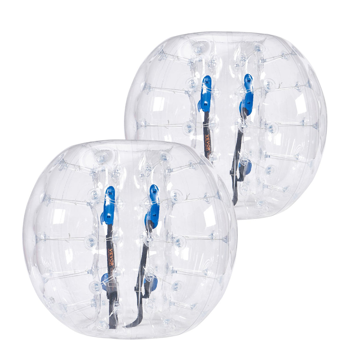 VEVOR Inflatable Bumper Balls 2-Pack, 4FT/1.2M Body Sumo Zorb Balls for Teen & Adult, 0.8mm Thick PVC Human Hamster Bubble Balls for Outdoor Team