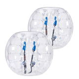 VEVOR Inflatable Bumper Balls 2-Pack, 4FT/1.2M Body Sumo Zorb Balls for Teen & Adult, 0.8mm Thick PVC Human Hamster Bubble Balls for Outdoor Team