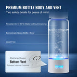 VEVOR Hydrogen Water Bottle Generator, 380 ml / 13.4 oz Capacity Portable Hydrogen Water Maker, SPE Technology Hydrogen Rich Water Ionizer Machine