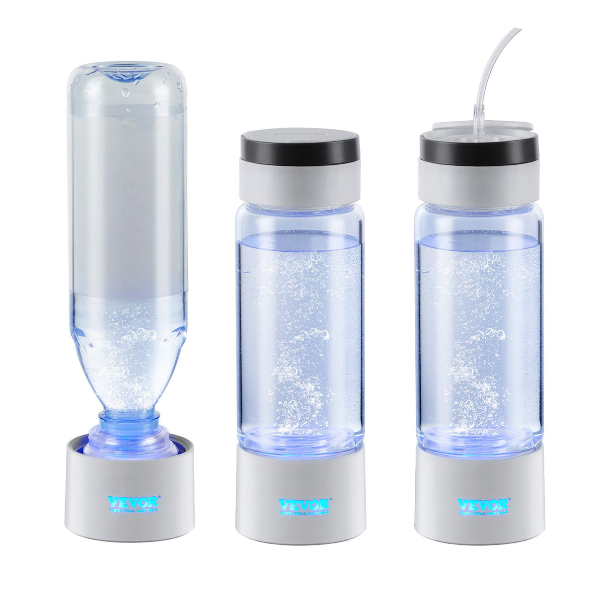 VEVOR Hydrogen Water Bottle Generator, 380 ml / 13.4 oz Capacity Portable Hydrogen Water Maker, SPE Technology Hydrogen Rich Water Ionizer Machine