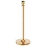 VEVOR Stanchion Post with Velvet Rope, 6-Pack Crowd Control Stanchion with 4PCS 5FT Red Velvet Ropes, Stainless Steel Queue Barrier Line Divider with