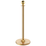 VEVOR Stanchion Post with Velvet Rope, 6-Pack Crowd Control Stanchion with 4PCS 5FT Red Velvet Ropes, Stainless Steel Queue Barrier Line Divider with Fillable Base & Ball Top for Wedding Museum Party - Extra Image