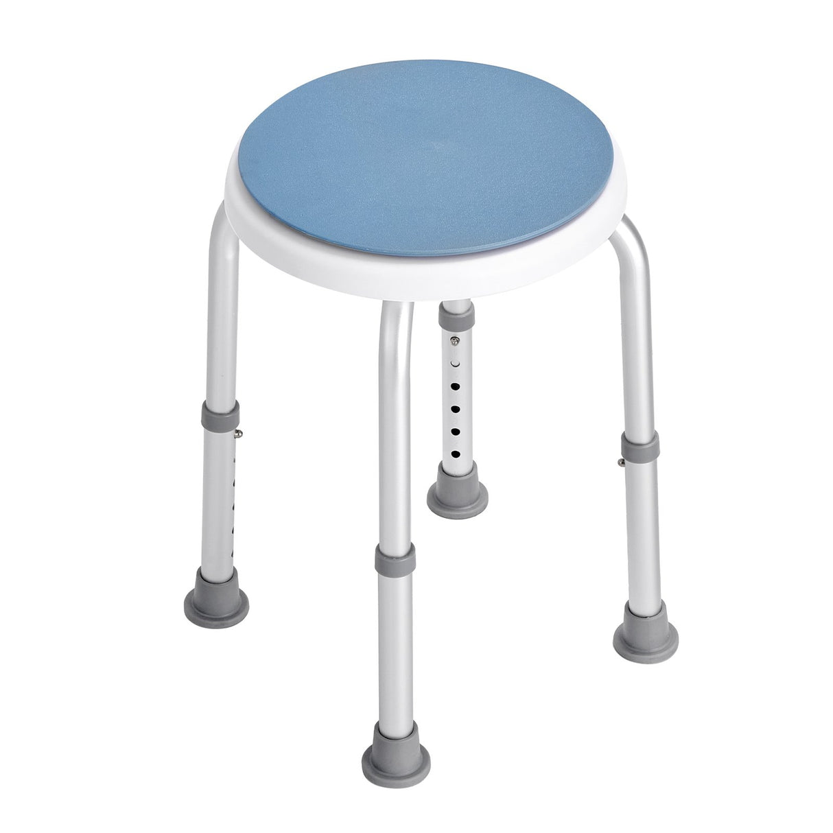 VEVOR Shower Chair 360 Degree Rotating, Adjustable Height Shower Stool Seat, Bath Chair for Inside Shower or Tub, Non-Slip Bench Bathtub Seat Stool for Elderly Disabled Handicap,  136.08kgs Capacity
